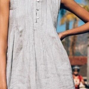 Faherty Blue and White Striped Isha dress